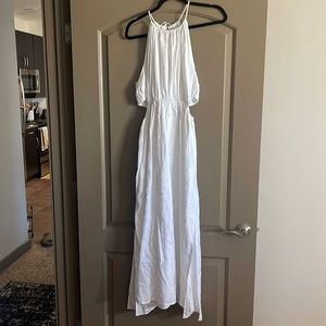 DISSH Camila White Linen Dress